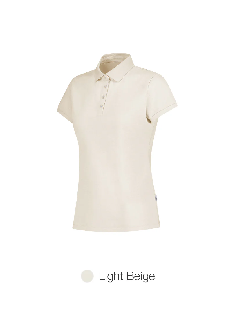 Airy Fit Slim Fit Knitted-Collar Polo Shirt - Image 8