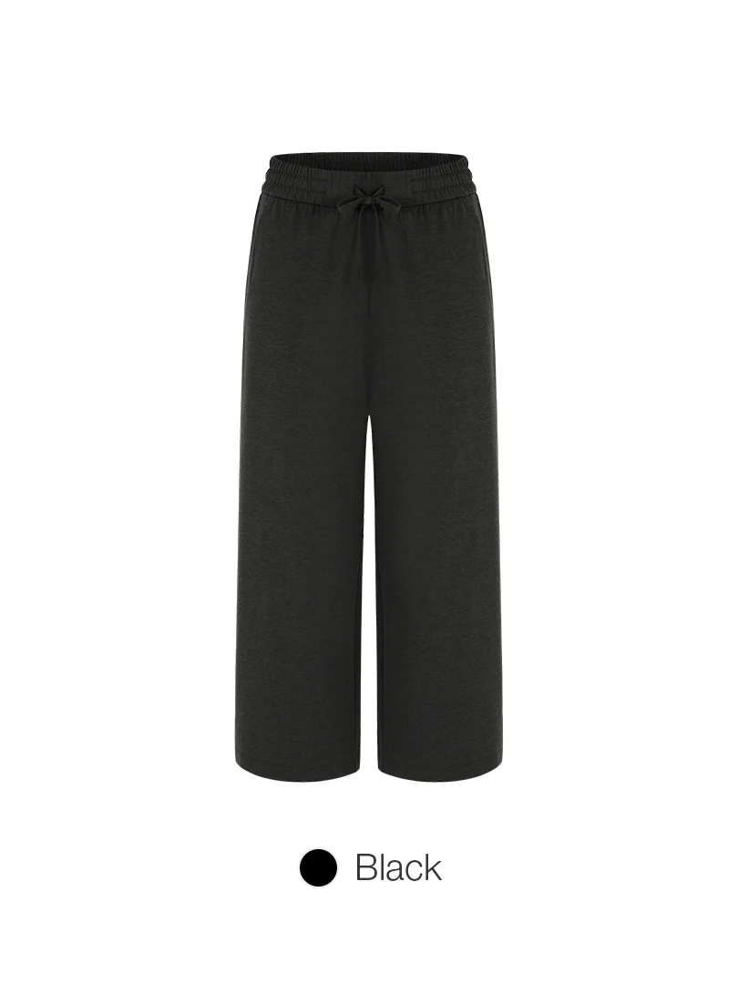 Airy Fit Wide Cropped Pants - Image 4
