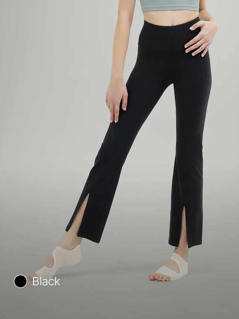 Airywin Front Slit Flare Leggings - Image 4