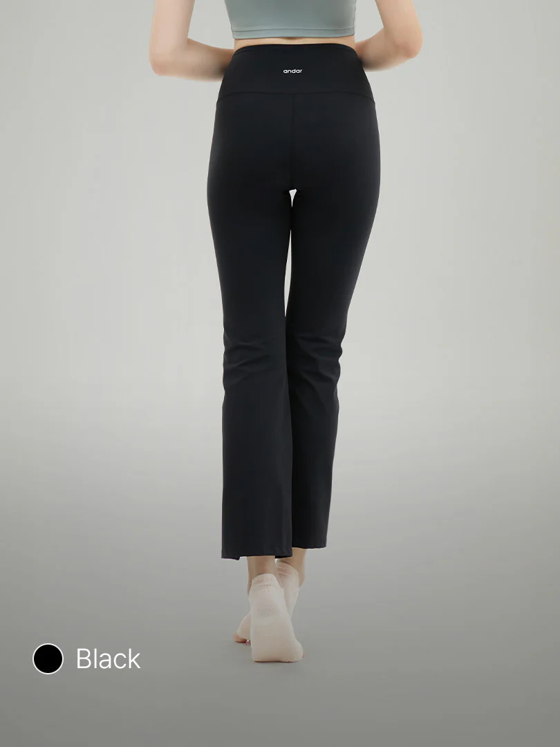 Airywin Front Slit Flare Leggings - Image 5