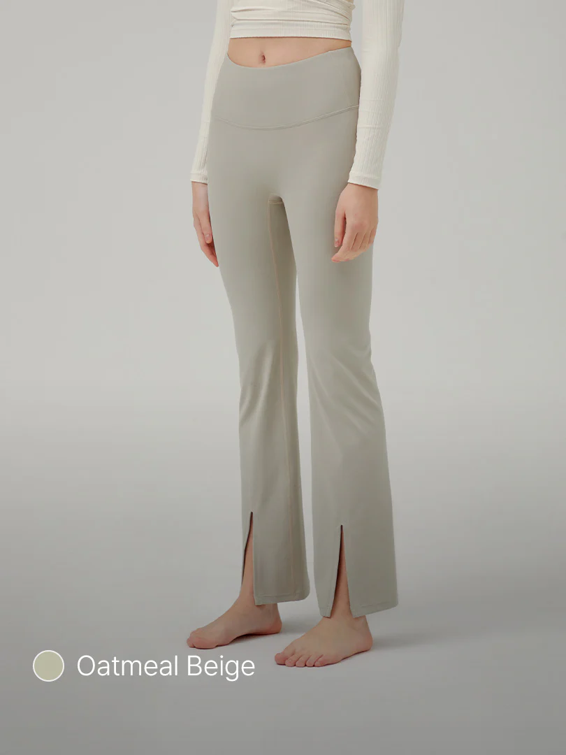 Airywin Front Slit Flare Leggings - Image 6