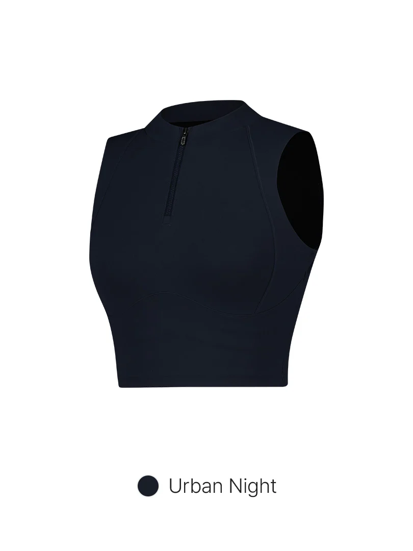 Airywin Mock Neck Zip Longline Bra - Image 7
