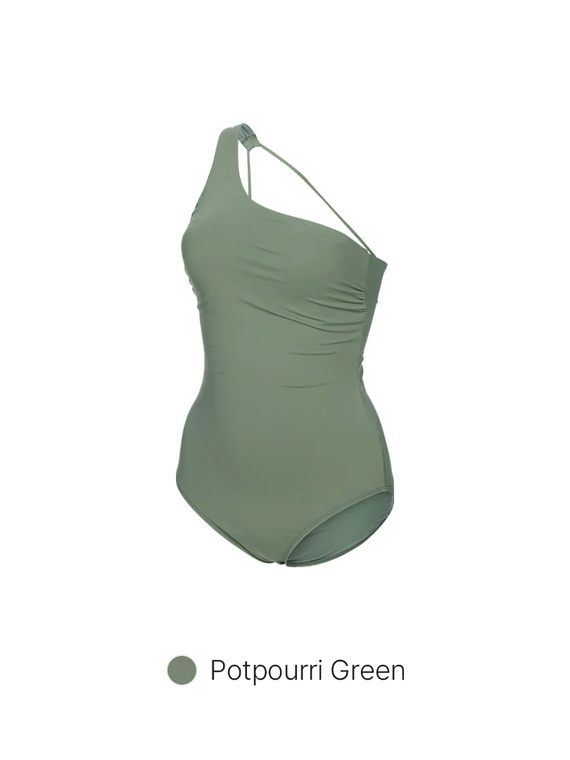 Asymmetrical One-Piece Swimsuit - Image 9