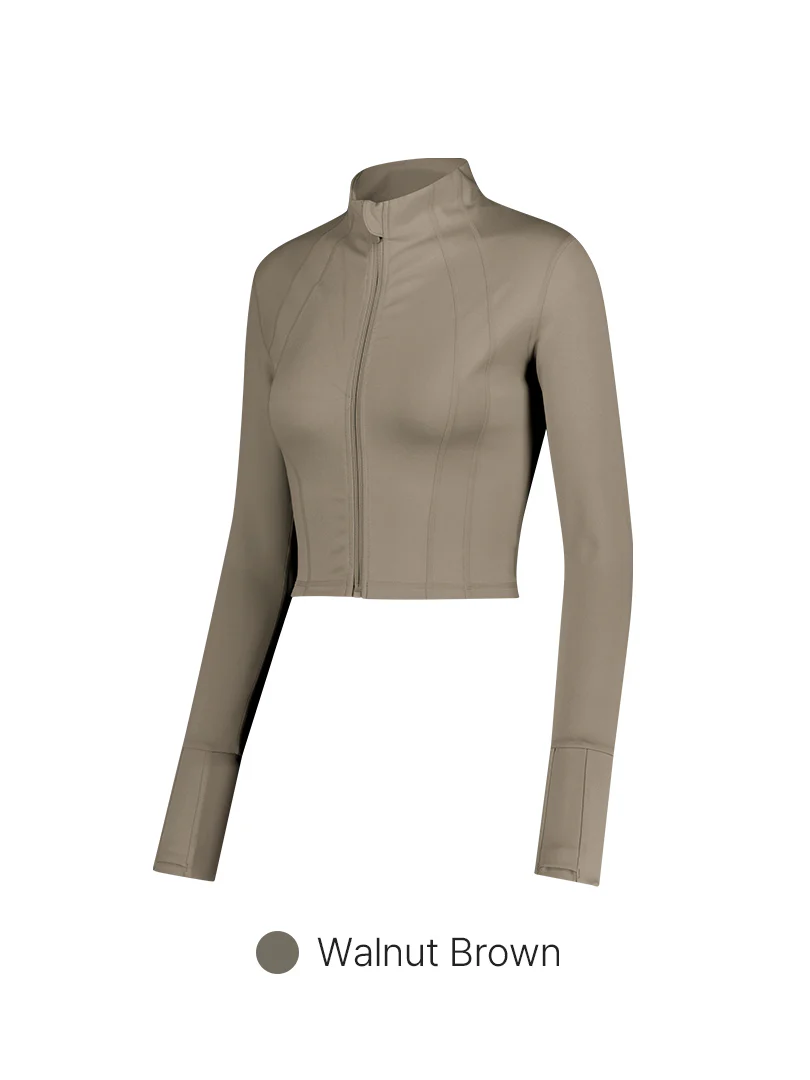 Comfort Fit Cropped Jacket - Image 9