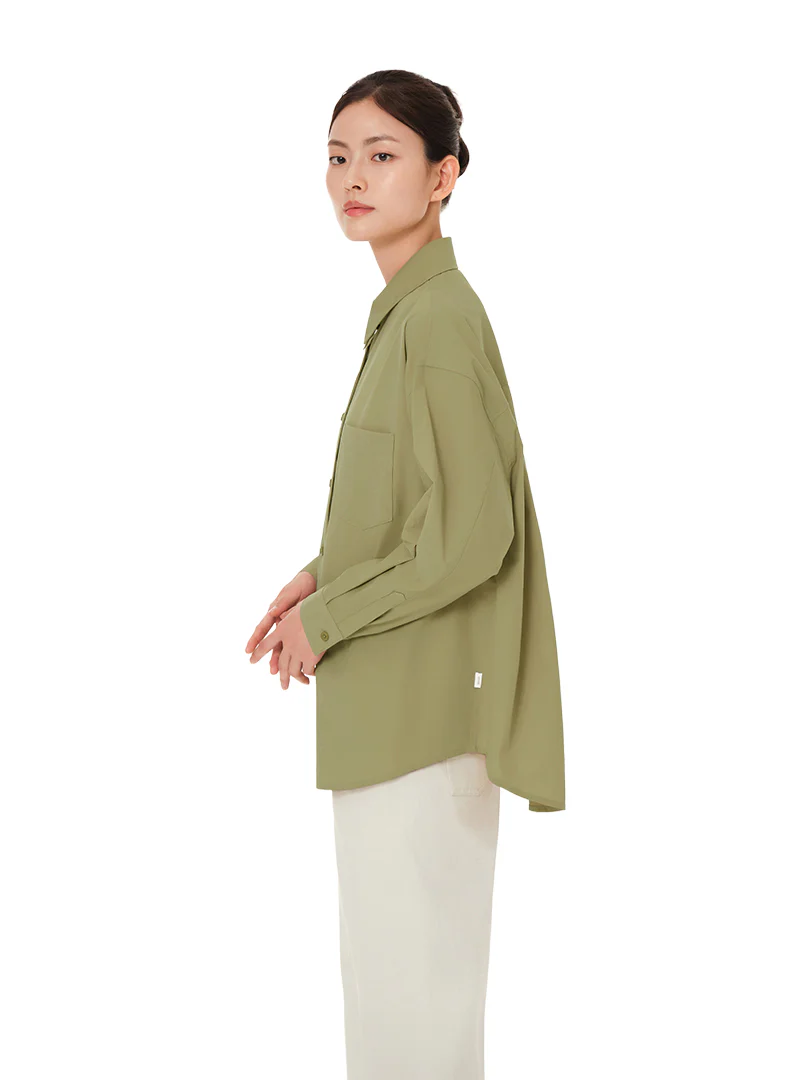 Comfort Fresh Oversized Long Sleeve Shirt - Image 2