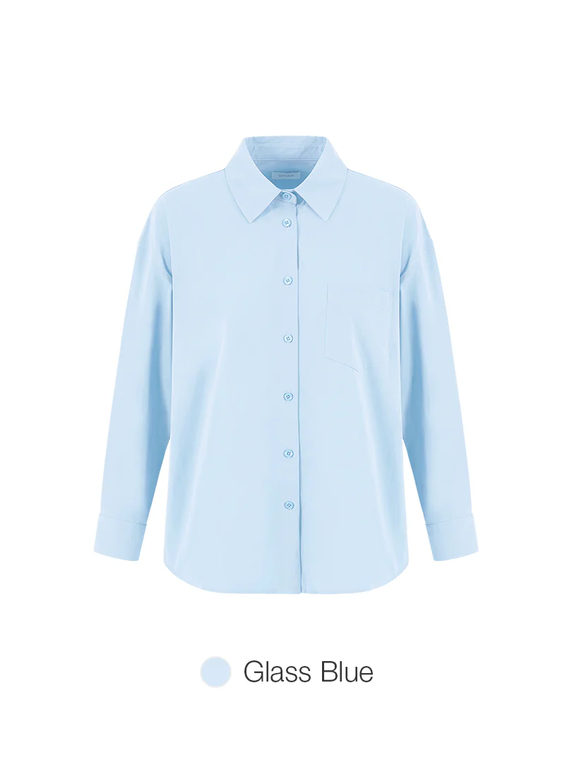 Comfort Fresh Oversized Long Sleeve Shirt - Image 4