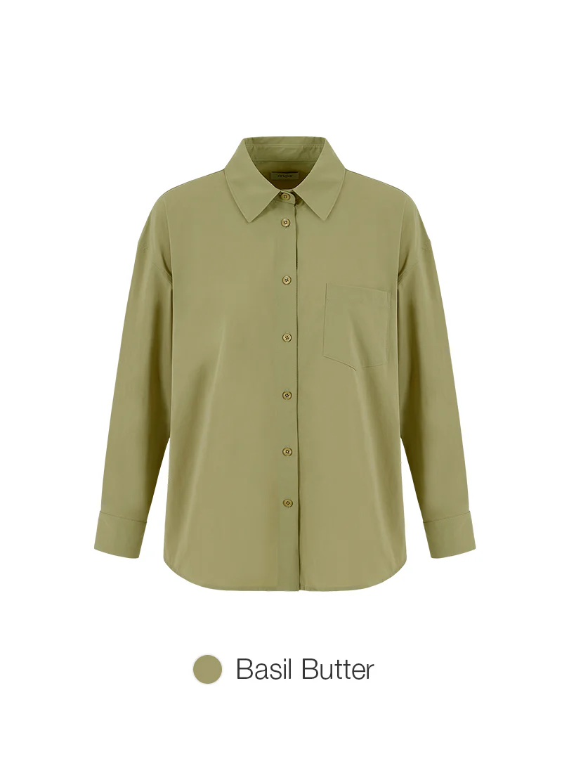 Comfort Fresh Oversized Long Sleeve Shirt - Image 5