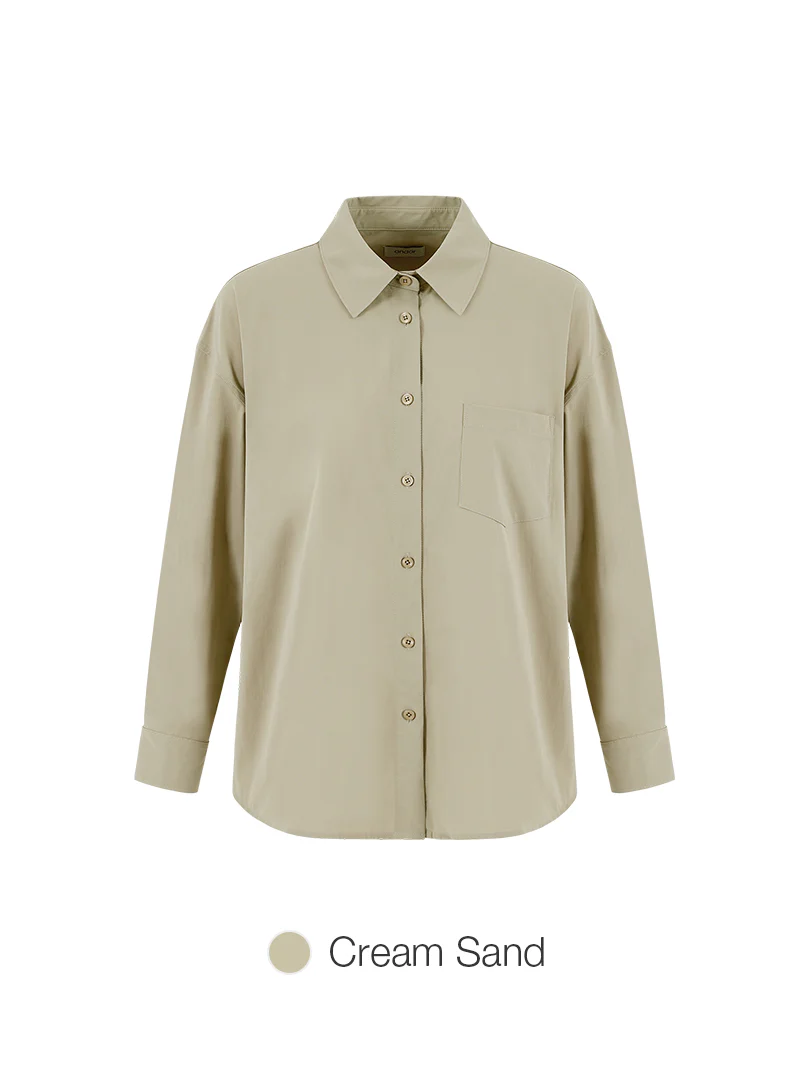 Comfort Fresh Oversized Long Sleeve Shirt - Image 7