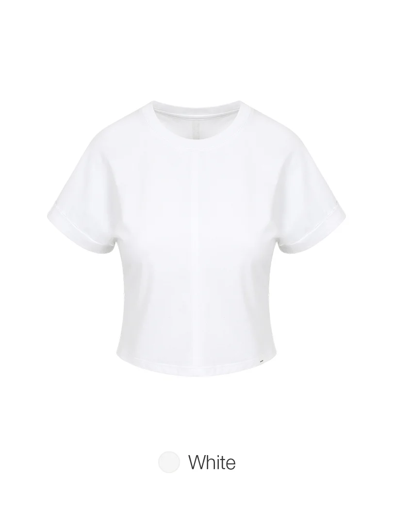 Cotton Roll-Up Short Sleeve Cover-Up - Image 4