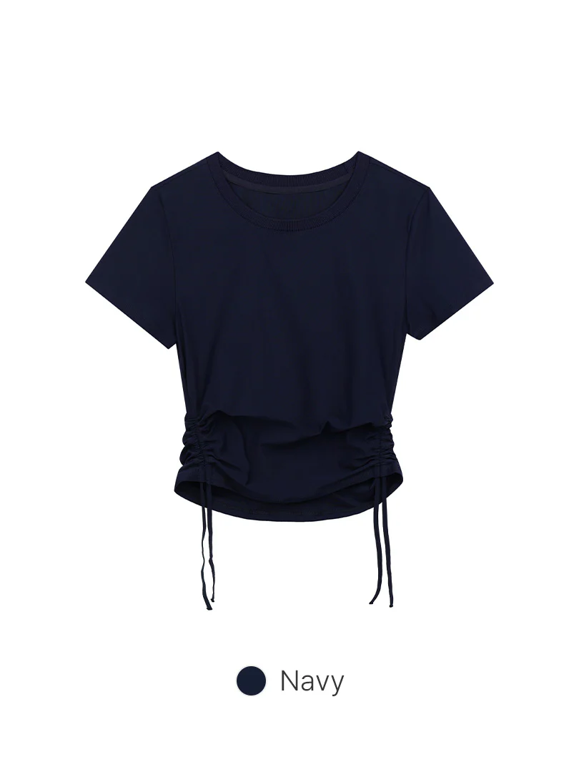 Drawstring Side Short Sleeve - Image 4