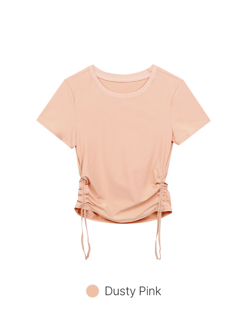 Drawstring Side Short Sleeve - Image 5