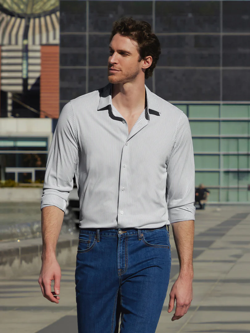 Men's Sweat Free Stripe Shirt