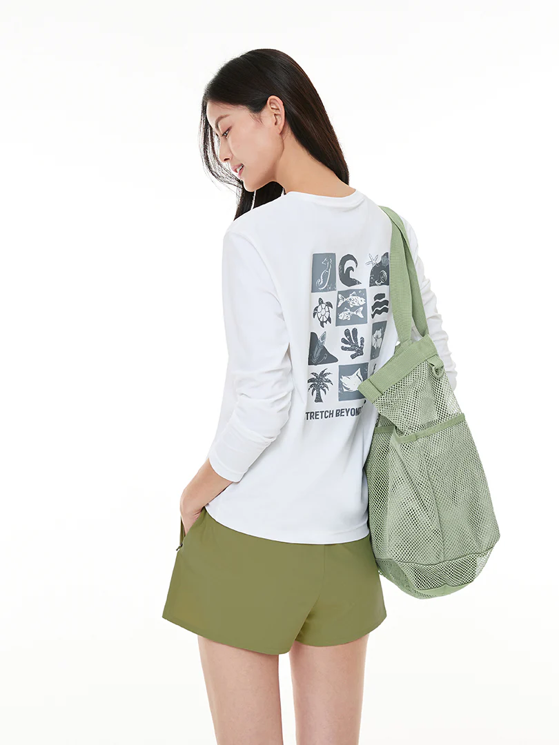 Mesh Pocket Beach Bag - Image 2