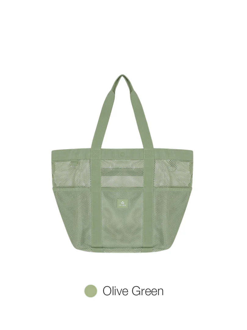 Mesh Pocket Beach Bag - Image 5