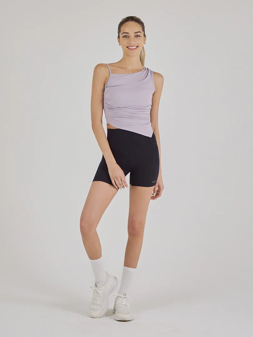 Modal Sustainable Asymmetrical Drape Tank Top - Image 2