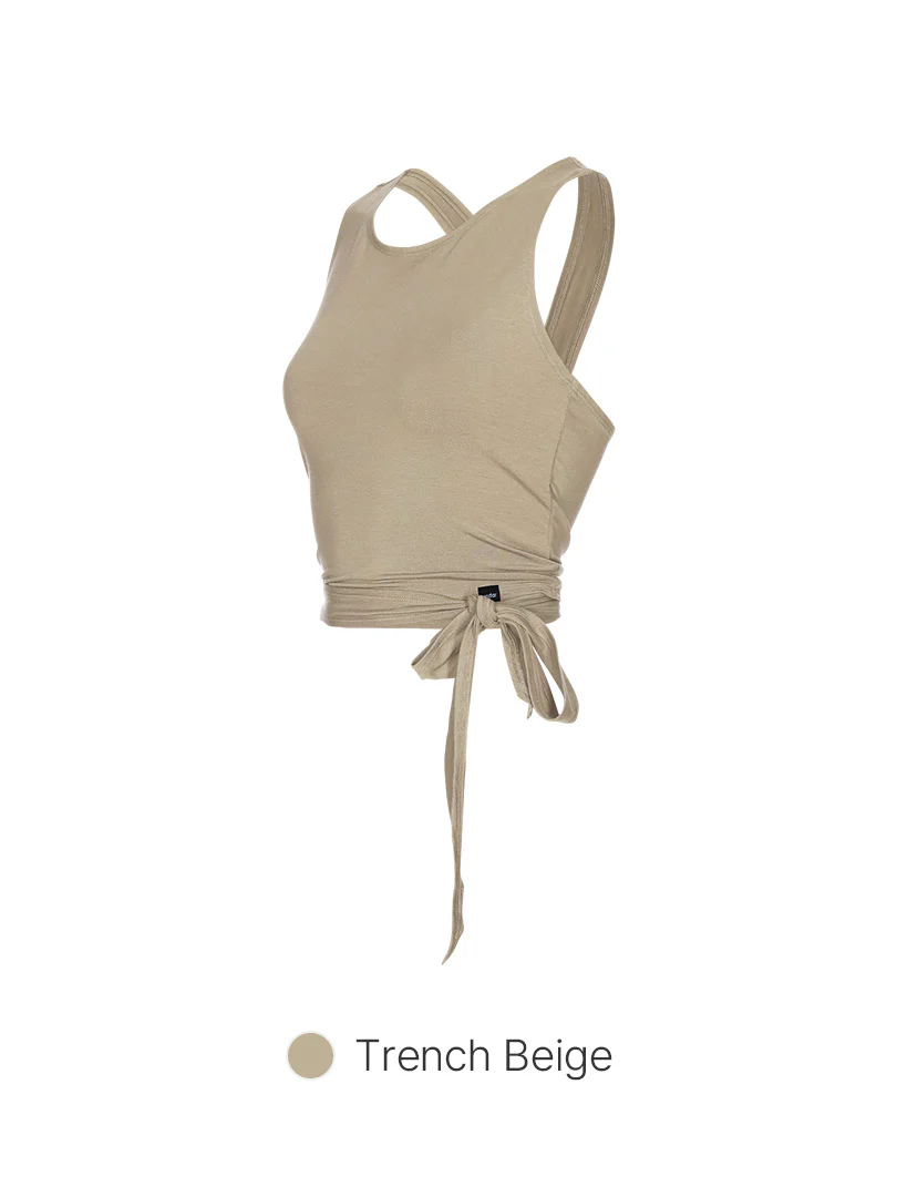 Modal Sustainable Cross Back Tank Top - Image 8