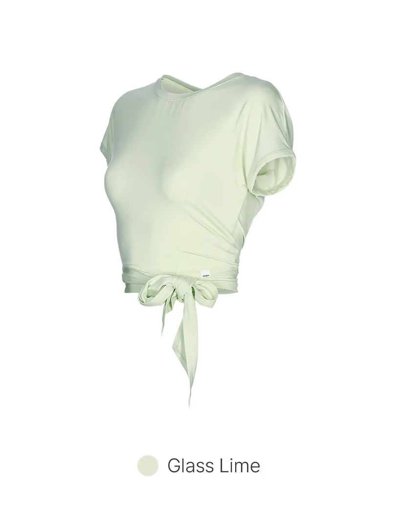 Modal Sustainable Tie-Waist Short Sleeve - Image 10
