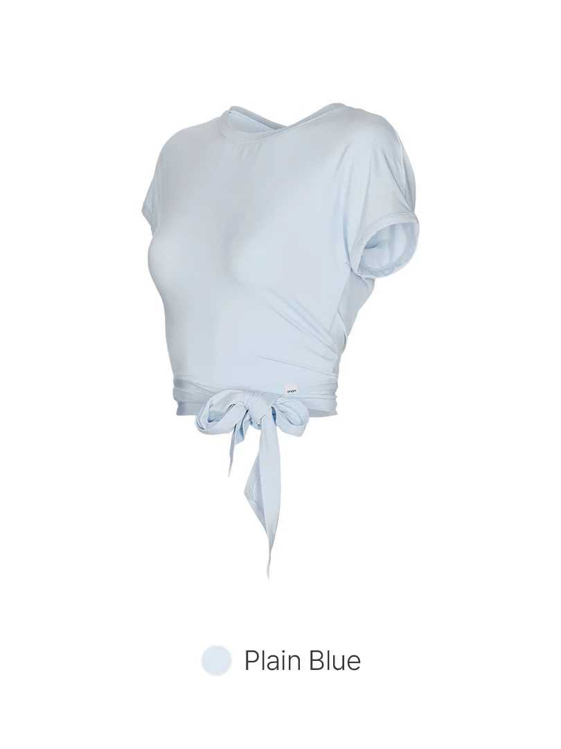 Modal Sustainable Tie-Waist Short Sleeve - Image 8