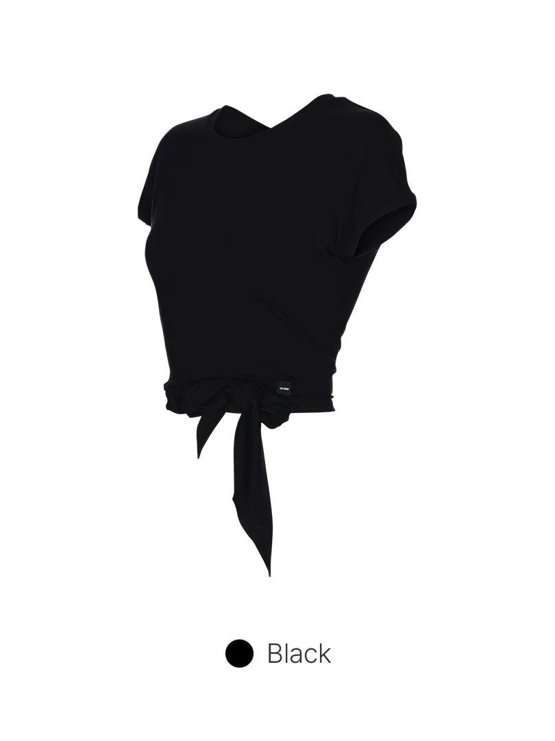 Modal Sustainable Tie-Waist Short Sleeve - Image 9