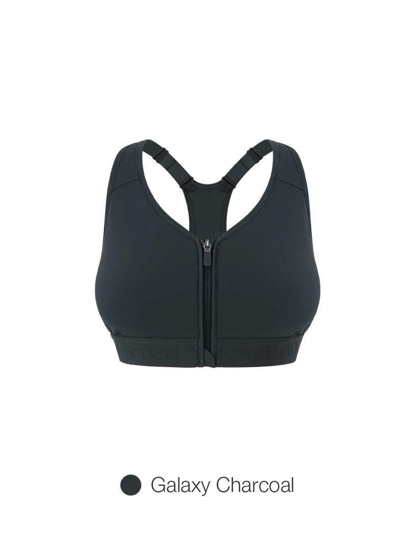 Running Racerback Front-Zip Bra - Image 7