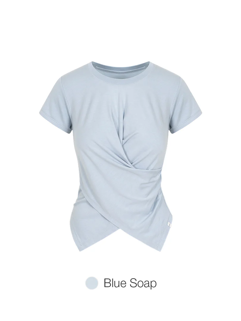 Soft Modal Cross Wrap Short Sleeve - Image 3