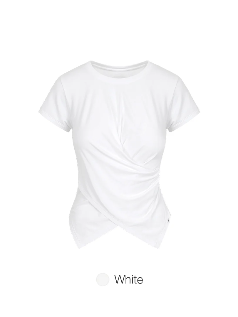 Soft Modal Cross Wrap Short Sleeve - Image 4