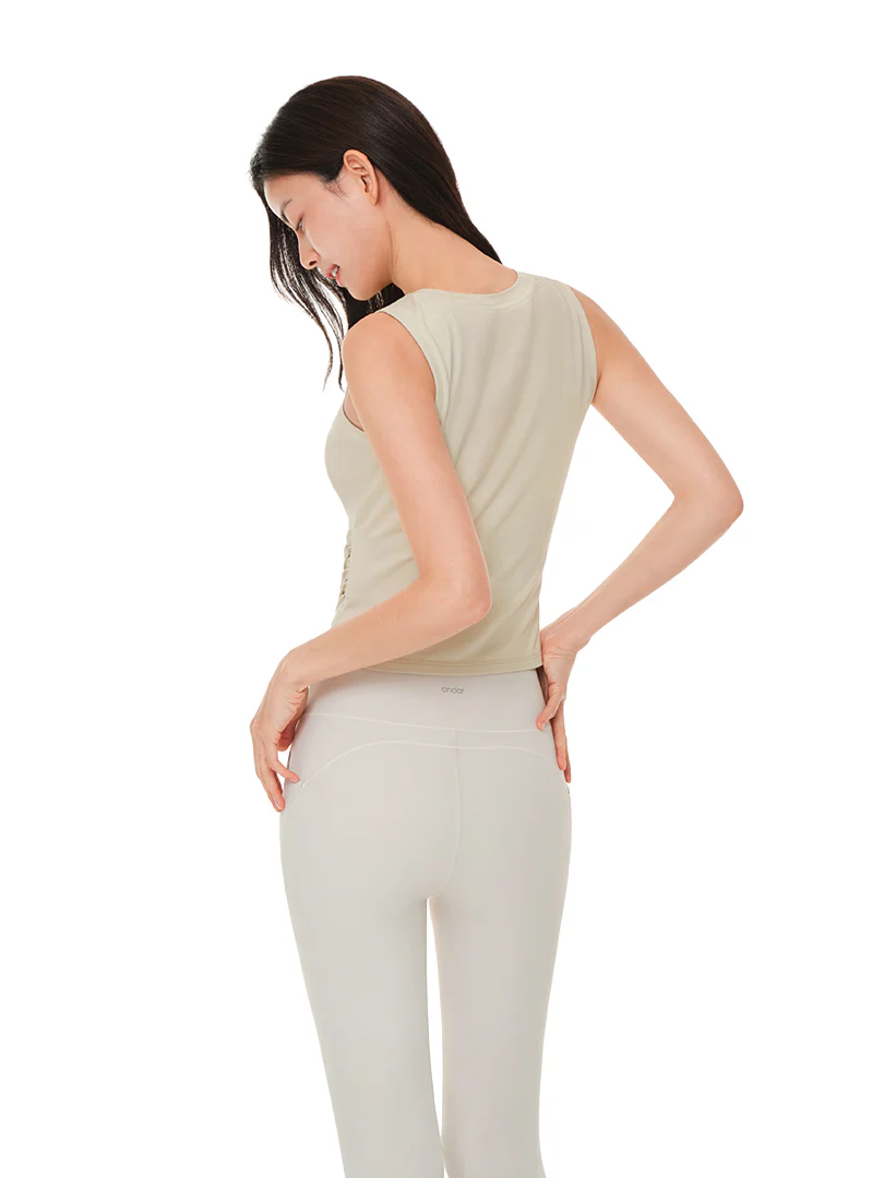 Soft Modal Cross Wrap Tank Top - Image 3
