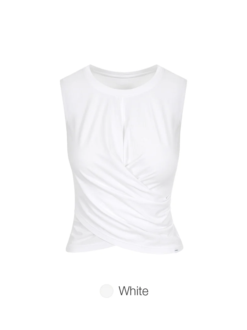 Soft Modal Cross Wrap Tank Top - Image 5