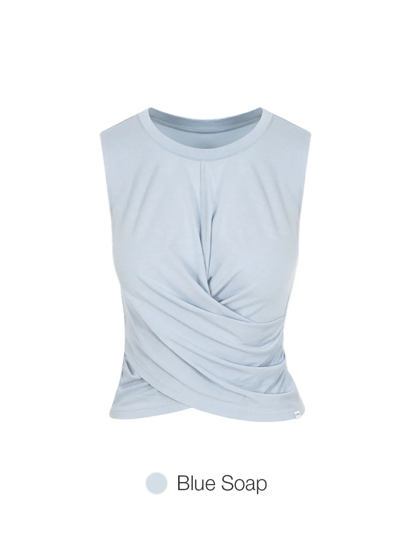 Soft Modal Cross Wrap Tank Top - Image 6