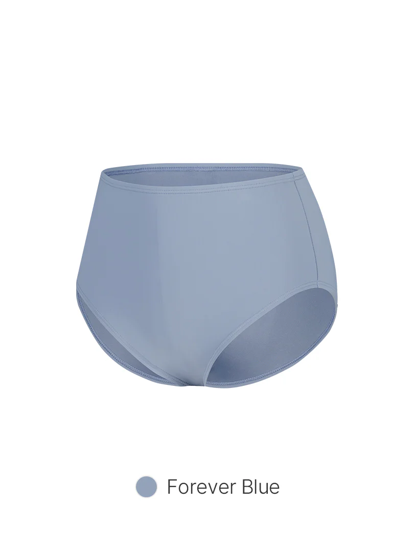 Solid High Waisted Bikini Bottom - Image 7