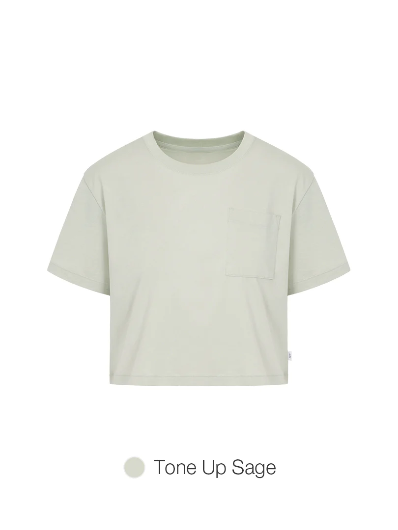 Stay-Cool Pocket Cropped Short Sleeve - Image 3
